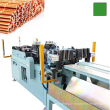 Máquina automática de corte e acabamento de tubos capilares de cobre automáticos